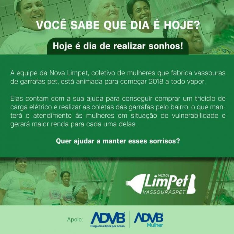 Projeto Nova Limpet – Apoio ADVB Mulher
